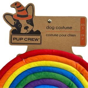 Pup Crew Puffy Rainbow Cloud Dog Costume Size XS/SM NWT